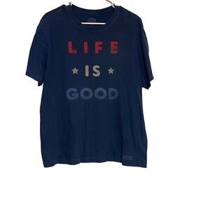 Life is Good Crusher T-shirt size L